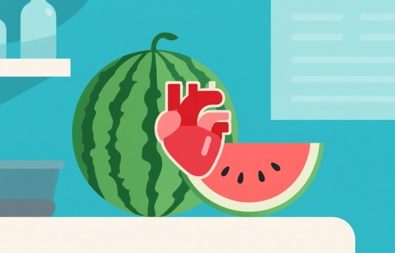 Watermeloen eten tegen hart- en vaatziekten