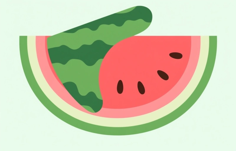 Visuele weergave van Watermeloen eten tegen hart- en vaatziekten
