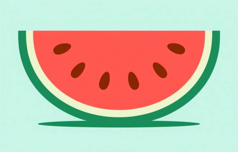 Visuele weergave van Watermeloen eten tegen hart- en vaatziekten