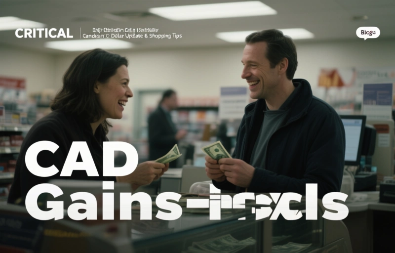 CAD Gains Slightly: Daily Canadian Dollar Update & Shopping Tips