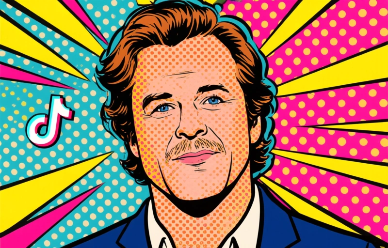 Visuele weergave van TikTok en Paul McCartney
