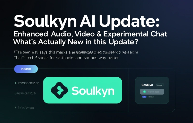 Visual representation of Soulkyn AI Update