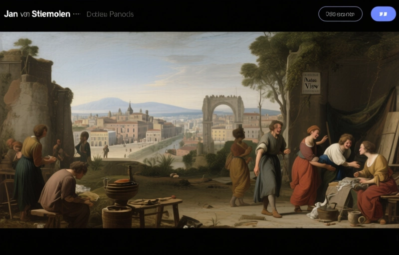 Jan van Stinemolen's 1582 Naples Panorama: A Hidden View