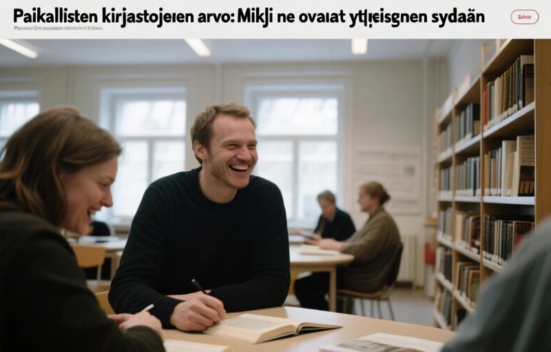 Paikallisten kirjastojen arvo: Miksi ne ovat yhteisön sydän