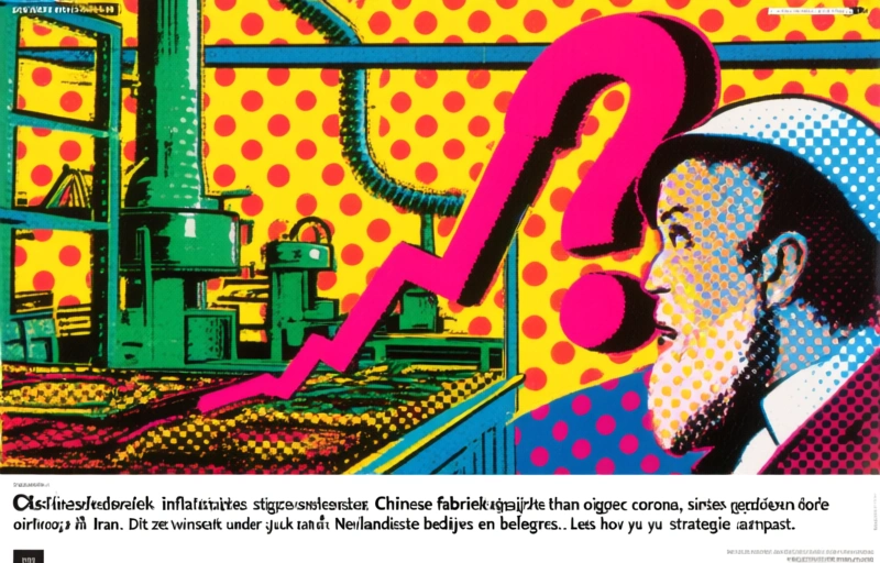 Chinese fabrieksinflatie piekt na oorlogskosten