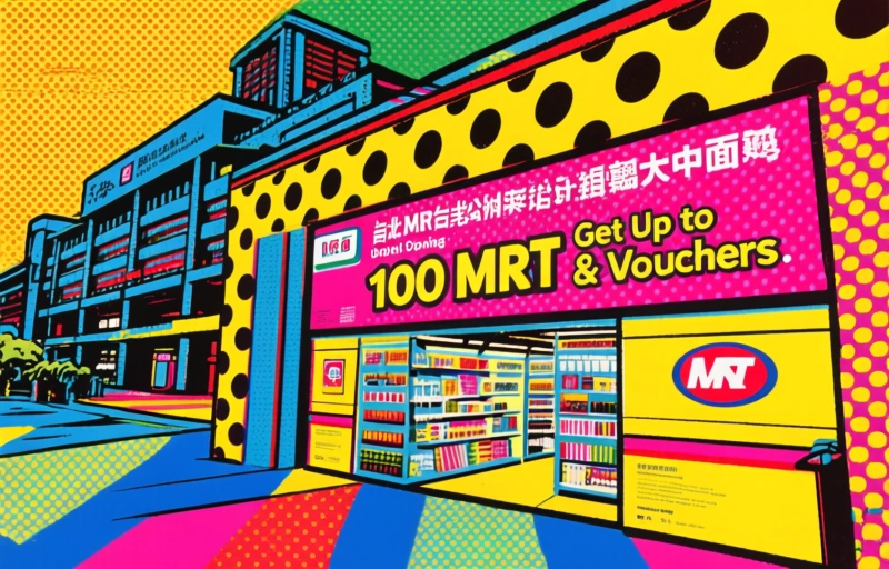 Taipei Main Station MRT Store Grand Opening: Get Up to 100 MRT Points & Vouchers