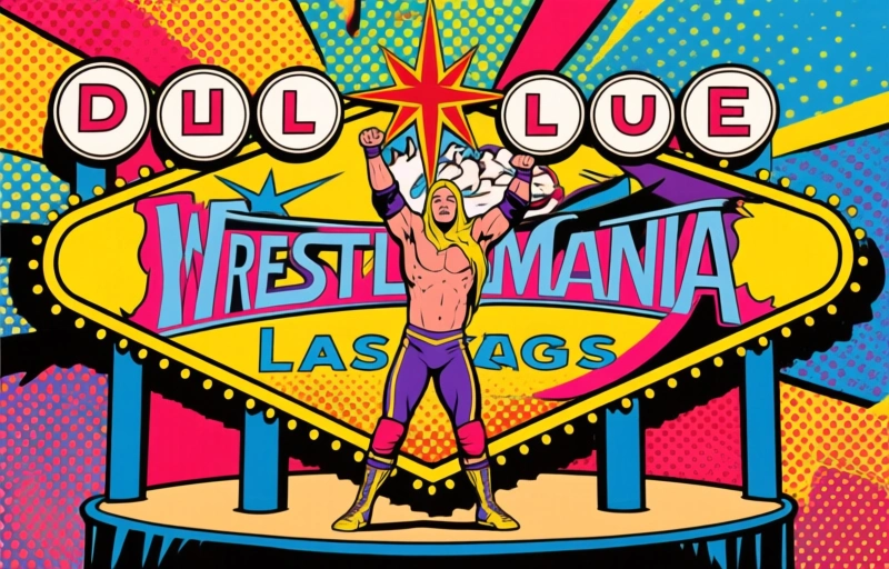 Visuelle Darstellung von WWE WrestleMania in Las Vegas