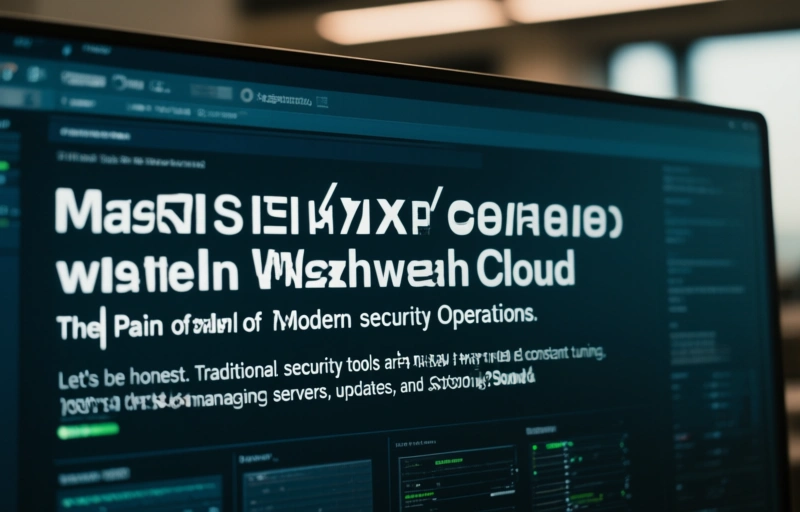 Visual representation of Master SIEM/XDR Operations with Wazuh Cloud