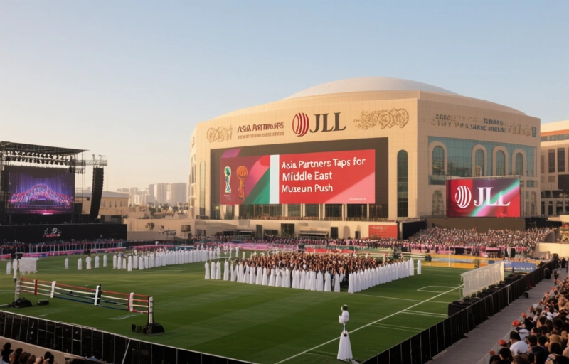 Visual representation of Asia Partners Taps JLL for Middle East Museum Push