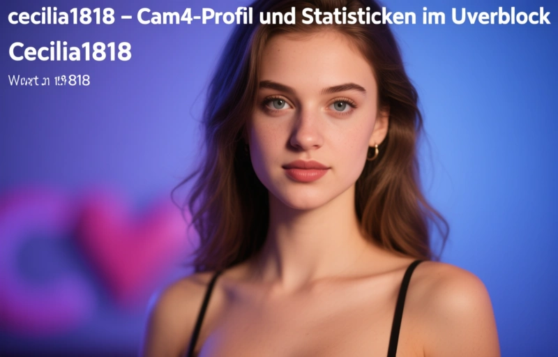 Visuelle Darstellung von cecilia1818 – Cam4-Profil und Statistiken im Überblick