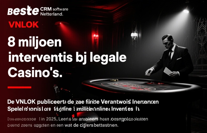 VNLOK Monitor: 1,8 miljoen interventies bij legale casino's