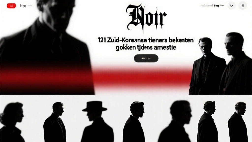 121 Zuid-Koreaanse tieners bekennen gokken tijdens amnestie