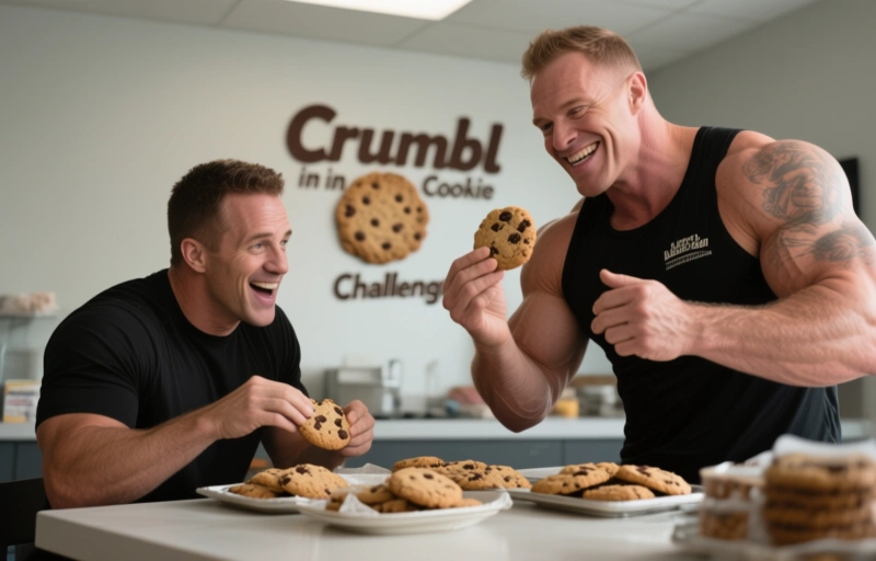 Leo Levine fickt Muscle-Daddy Ed Steel in "Crumbl Cookie Challenge"