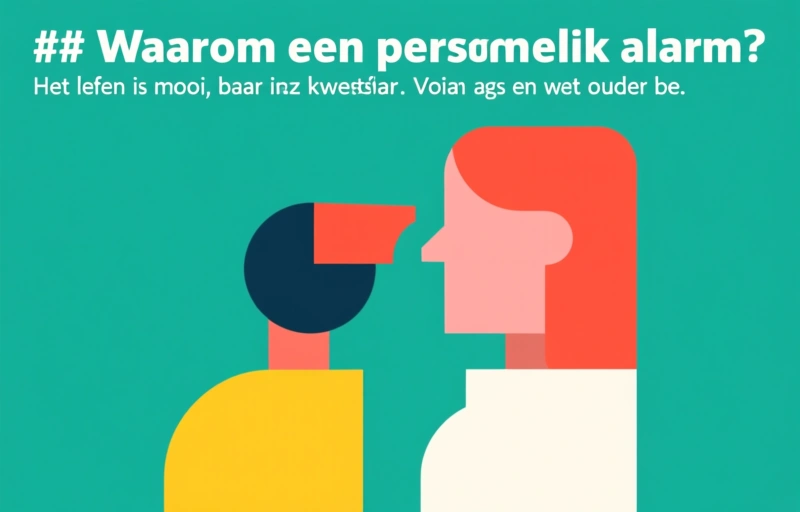 Visuele weergave van Beste persoonlijk alarm senioren