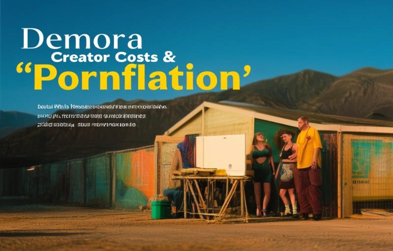 Visual representation of Demora Avarice on Creator Costs & 'Pornflation'