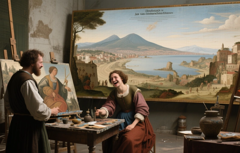 Unlocking Jan van Stinemolen's 1582 Panorama of Naples