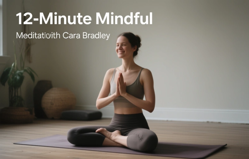 12-Minute Mindful Movement Meditation with Cara Bradley