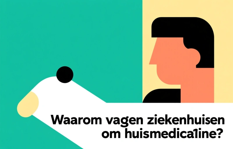 Visuele weergave van Thuismedicatie meenemen naar het ziekenhuis