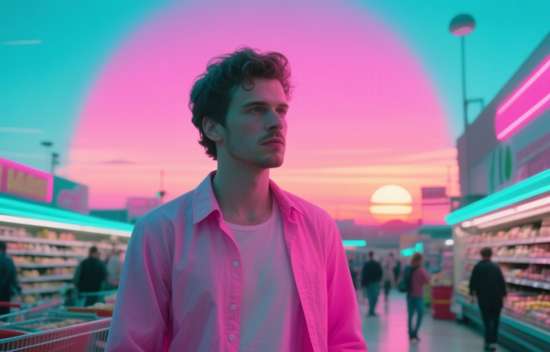 Visuele weergave van Schokkende poging tot ontvoering in Italiaanse supermarkt