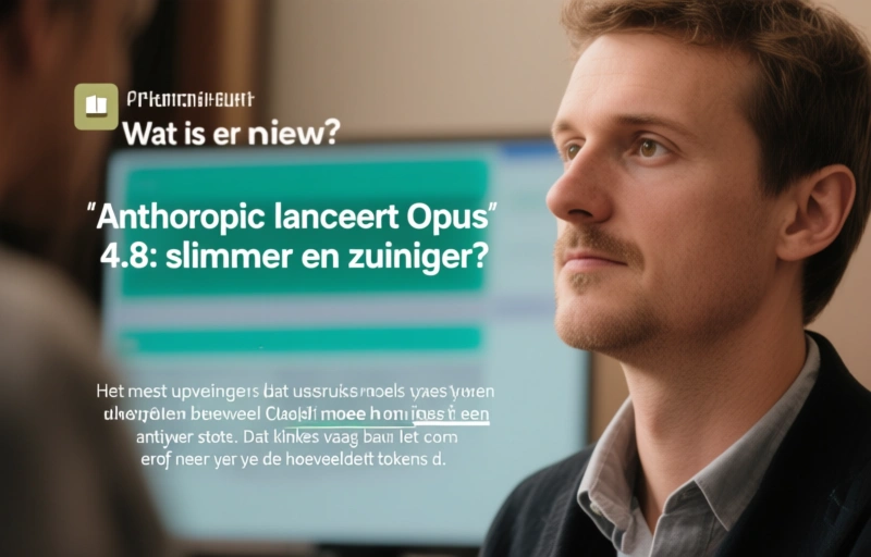 Visuele weergave van Anthropic lanceert Claude Opus 4.8