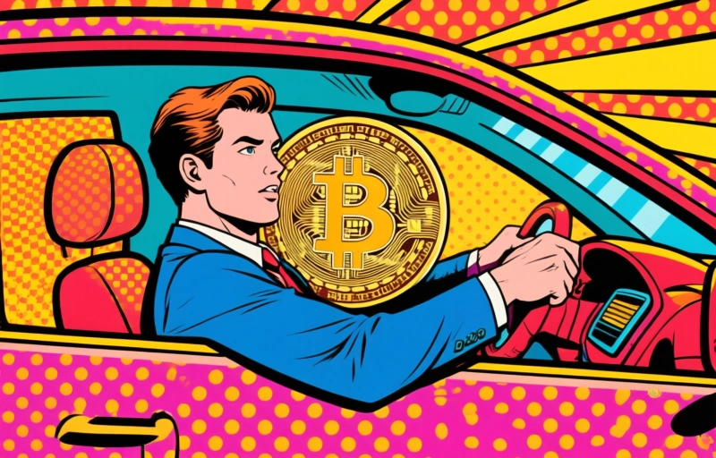 Visual representation of Bitcoin's Crash