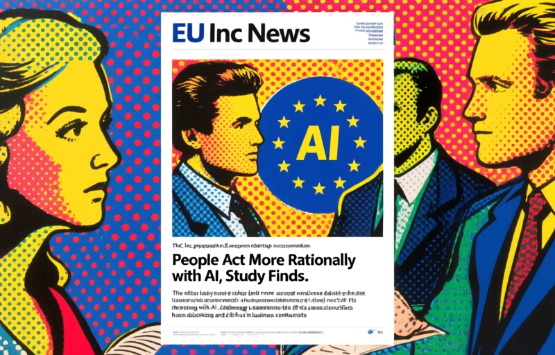 People Act More Rationally with AI, Study Finds