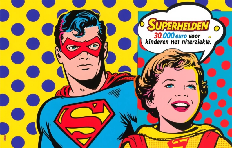 Superhelden boeken 30.000 euro voor kinderen met nierziekte