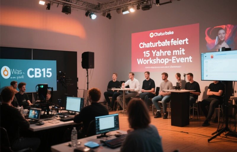 Visuelle Darstellung von Chaturbate feiert 15 Jahre mit Workshop-Event