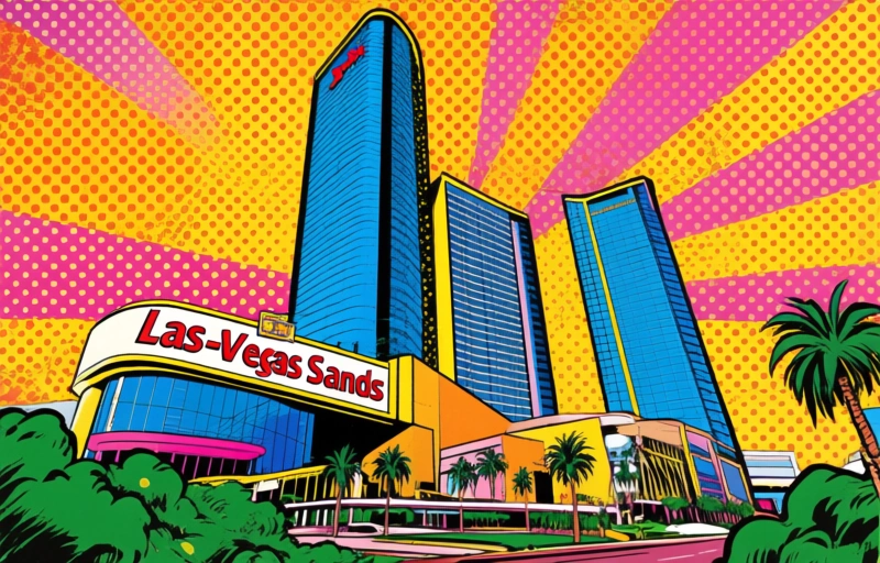 Visuaalinen esitys aiheesta Las Vegas Sandsin osake
