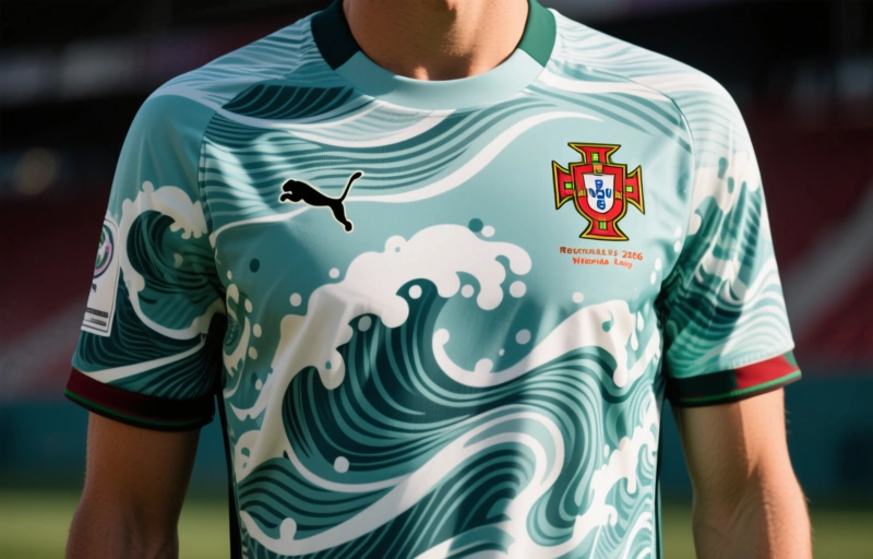 Visual representation of PUMA Reveals Portugal's 2026 World Cup Jersey with Wave Design