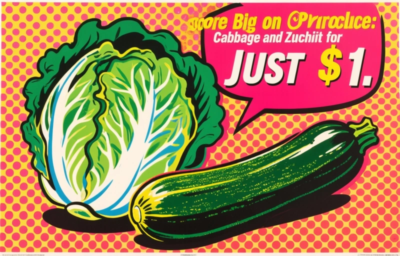Score Big on Produce: Cabbage and Zucchini for Just $1