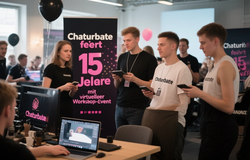 Visuelle Darstellung von Chaturbate feiert 15 Jahre mit virtuellem Workshop-Event