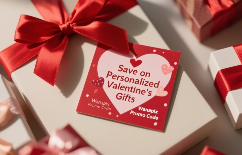 Visual representation of Save on Personalized Valentine's Gifts with Wanapix Promo Code 2026