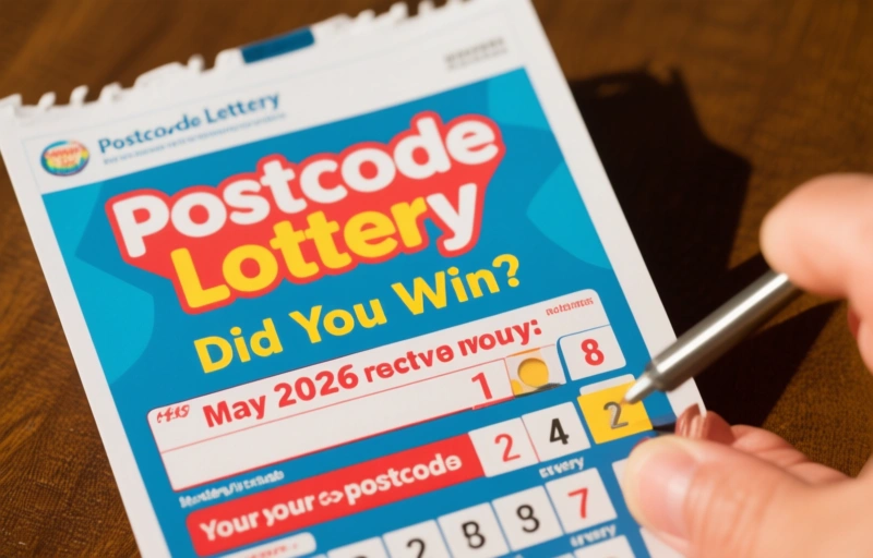 Visual representation of Postcode Lottery May 2026 Results