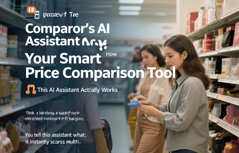 Visual representation of Comparor's AI Shopping Assistant
