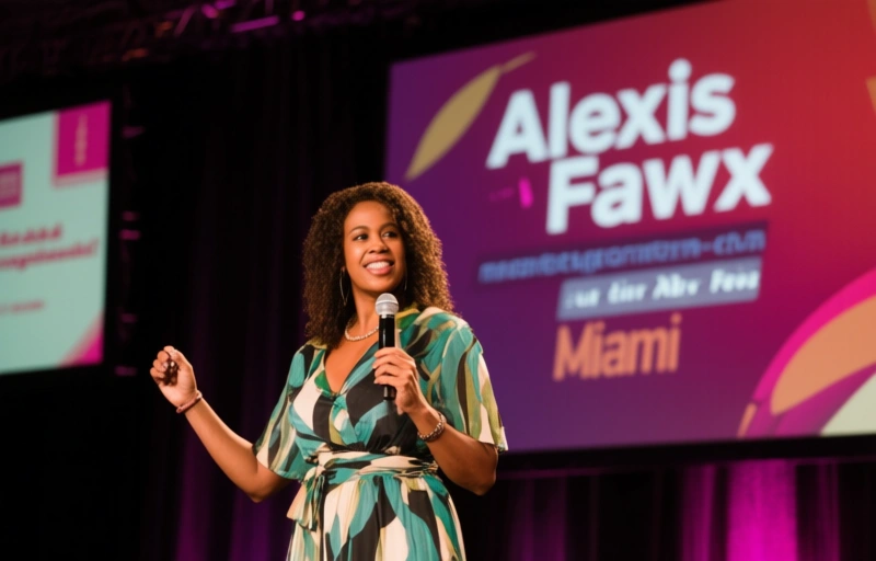 Visuelle Darstellung von Alexis Fawx moderiert Plattform-AMA auf der XBIZ Miami