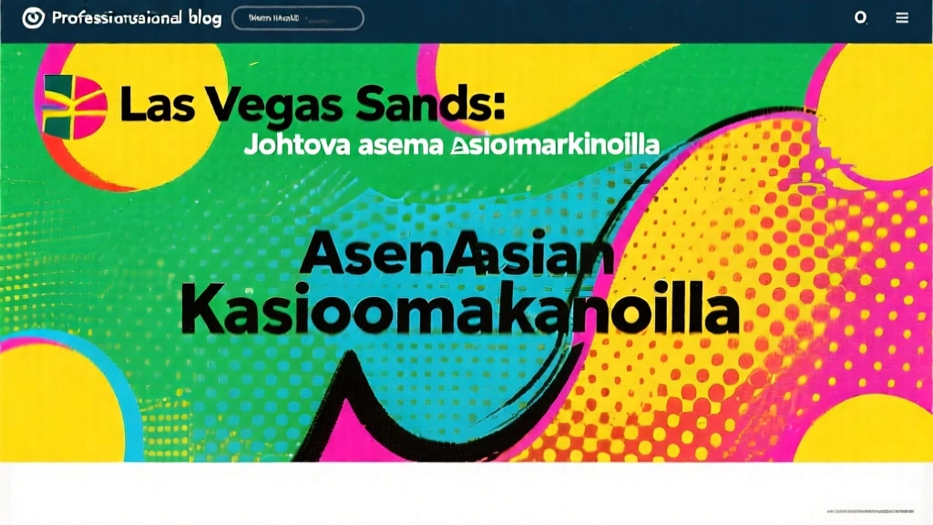 Las Vegas Sands: Johtava asema Aasian kasinomarkkinoilla