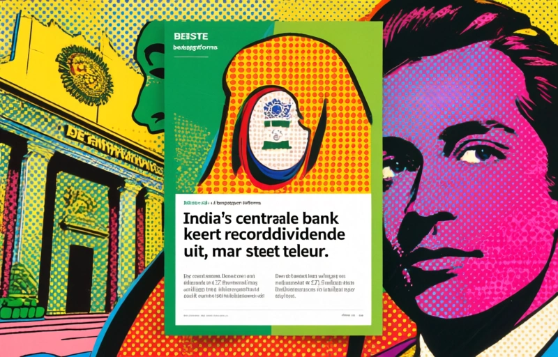 India's centrale bank keert recorddividend uit, maar stelt teleur