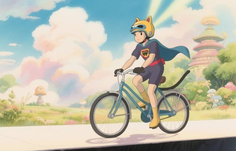 Superheldenhelmen stralen op fietscatwalk tijdens Zet 'm Op kick-off