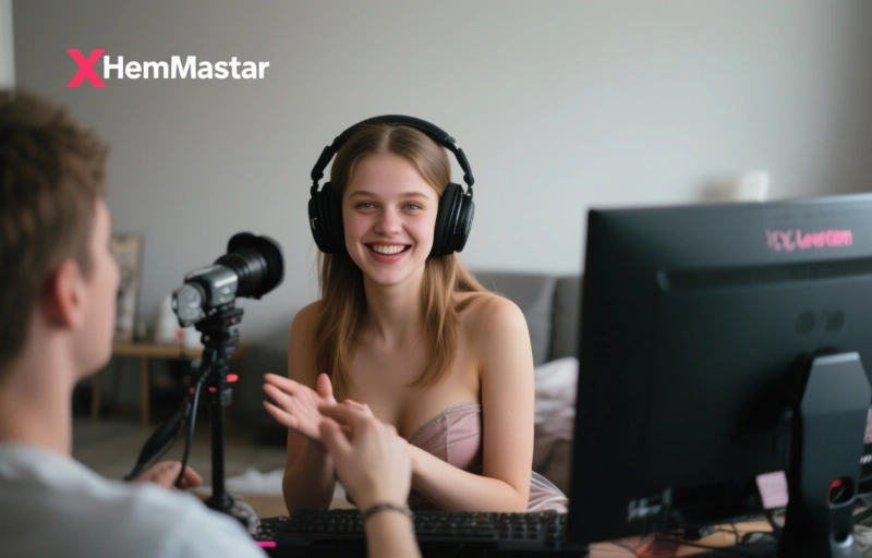 HemMastar: 19-jährige Cam-Performerin bei XLoveCam