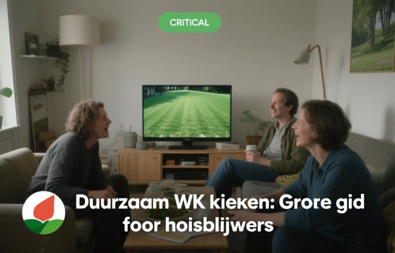 Duurzaam WK kijken: Groene gids voor thuisblijvers