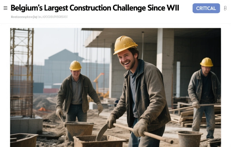 Belgium's Largest Construction Challenge Since WWII