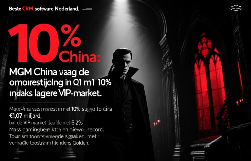 MGM China: 10% omzetstijging in Q1 ondanks lagere VIP-markt