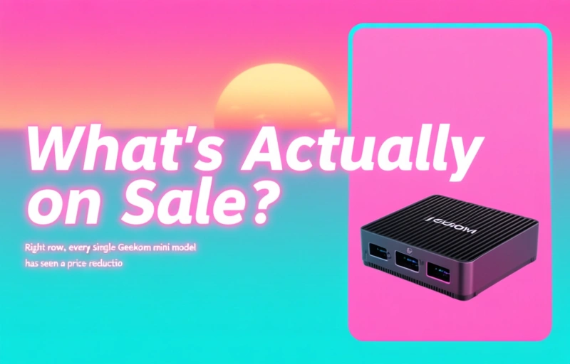 Visual representation of Geekom Mini PC Sale
