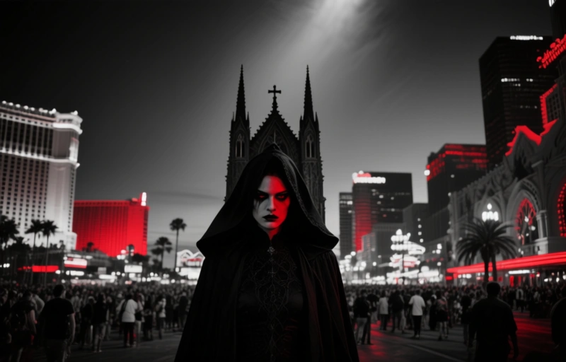 Визуальное представление Расследование убийства в Лас-Вегасе