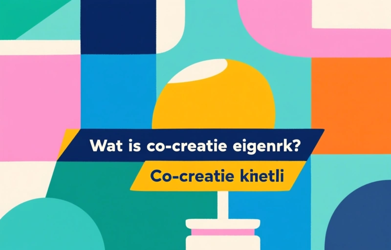 Visuele weergave van Co-creatie in de zorg