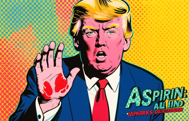 Trump Explains Hand Bruise: Aspirin Link Sparks Discussion