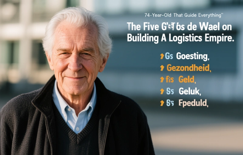 Visual representation of 74-Year-Old Entrepreneur Jos de Wael on Building a Logistics Empire