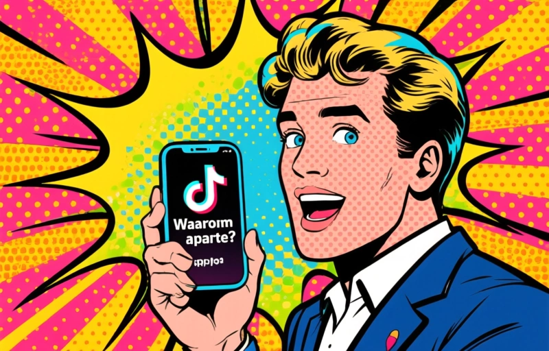 Visuele weergave van TikTok lanceert aparte app voor evenementen