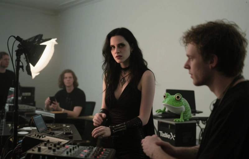 Freya Von Doom Heats Up TadpoleXStudio in New Scene
